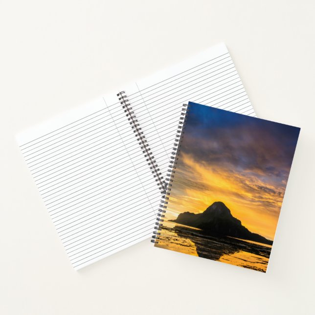 Carnet Coucher de soleil sur l'archipel de Bacuit (Intérieur)
