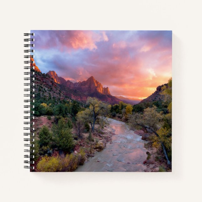 Carnet Coucher de soleil sur le gardien (Devant)