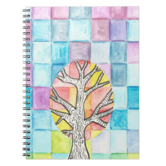 Carnet Coucher de soleil tissé