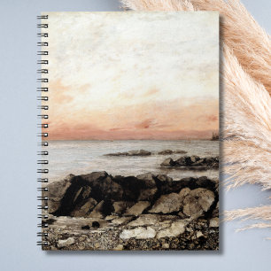 Carnet Coucher de soleil, Vevey, Suisse – Gustave Courbet