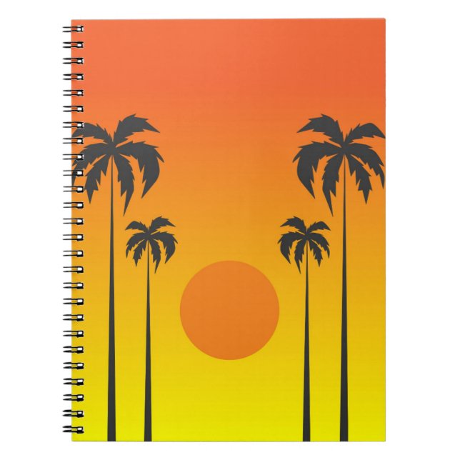 Carnet Coucher du soleil (Devant)