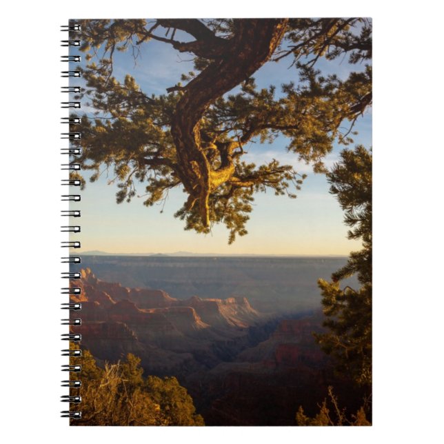 Carnet Coucher du soleil au-dessus de canyon grand (Devant)