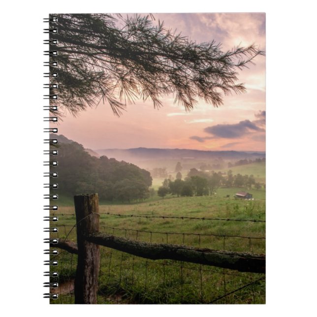Carnet Coucher du soleil de la Virginie (Devant)