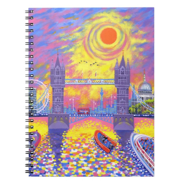 Carnet Coucher du soleil : Piscine de Londres 2013 (Devant)