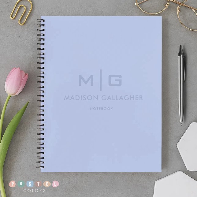 Carnet Couleur Bleu Bébé Pastel Clair Ciel Doux Solide (Solid Soft Sky Light Pastel Baby Blue Color Notebook
)