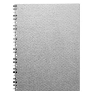 Carnet Couleur grise facturée sur la texture du papier