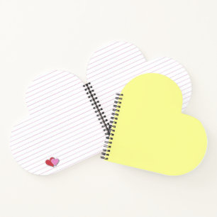 Carnet couleur jaune canard