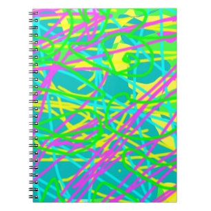 Carnet Couleur Mes rêves Scribble Motif Expressive