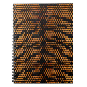 Carnet Couleur Motif Tiger