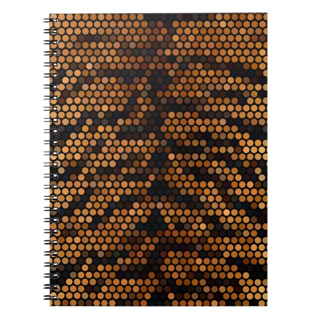 Carnet Couleur Motif Tiger (Devant)