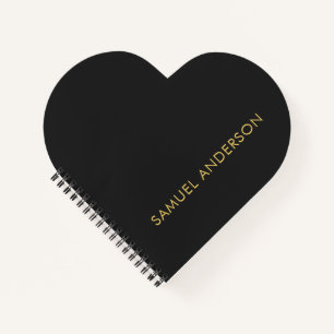 Carnet Couleur Or Gris Ajouter un Nom Professionnel