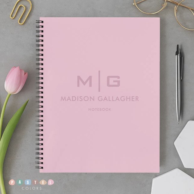 Carnet Couleur Rose Orchidée Pastel Lumière Douce Solide (Solid Soft Light Pastel Orchid Pink Color Notebook
)