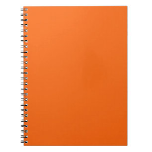 Carnet Couleur solide de tigre orange