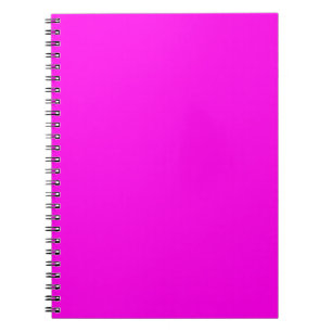 Carnet Couleur solide Magenta brillante