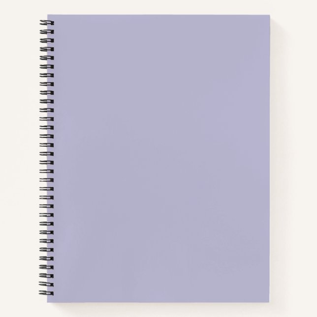 Carnet Couleur solide pourpre en cuir (Devant)