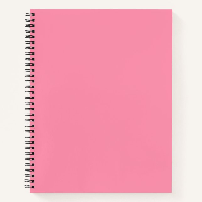 Carnet Couleur solide rose Baker-Miller (Devant)