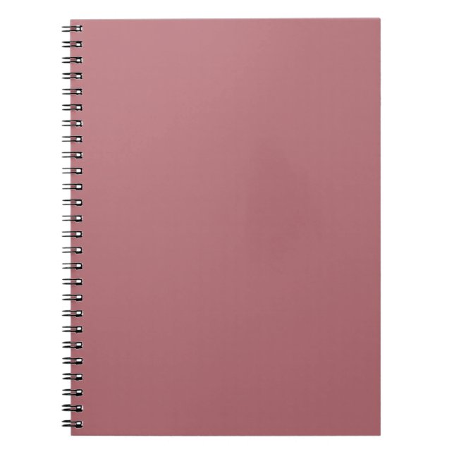 Carnet Couleur solide Rose poussiéreux (Devant)