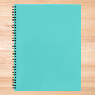 Carnet Couleur solide turquoise moyenne