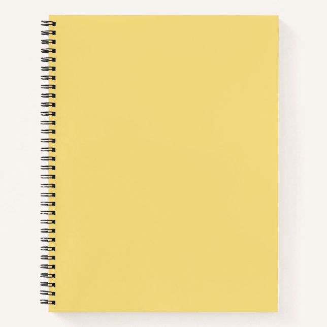 Carnet Couleur Uni Jasmin (Devant)