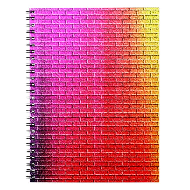 Carnet Couleurs arc-en-ciel abstrait arrière - plan. Grad (Devant)