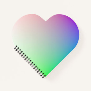 Carnet Couleurs arc-en-ciel vives et vives dans Pastel do