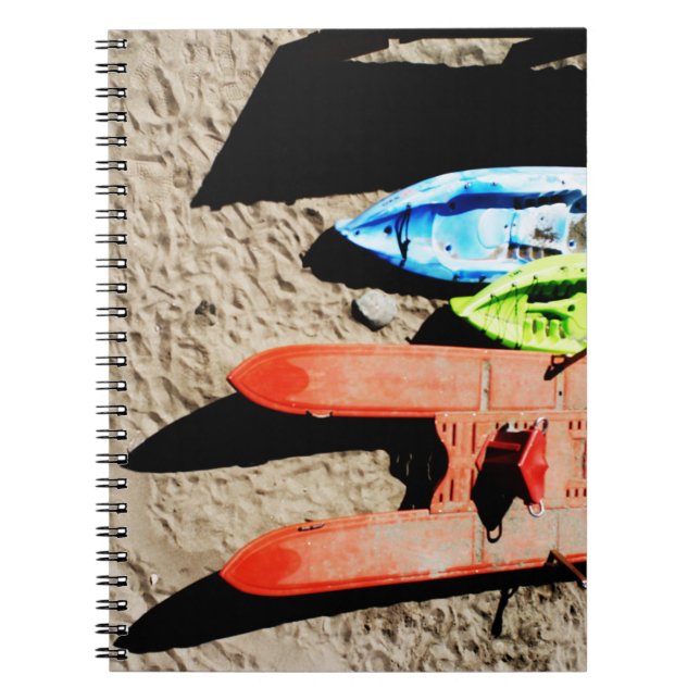 Carnet couleurs et ombres sur la plage (Devant)