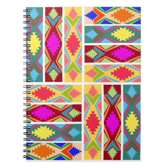 Carnet Couleurs ethniques (Devant)