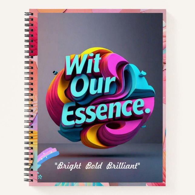 Carnet "Couleurs joueuses" (Devant)