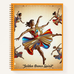 Carnet "Couleurs vives de mouvement"