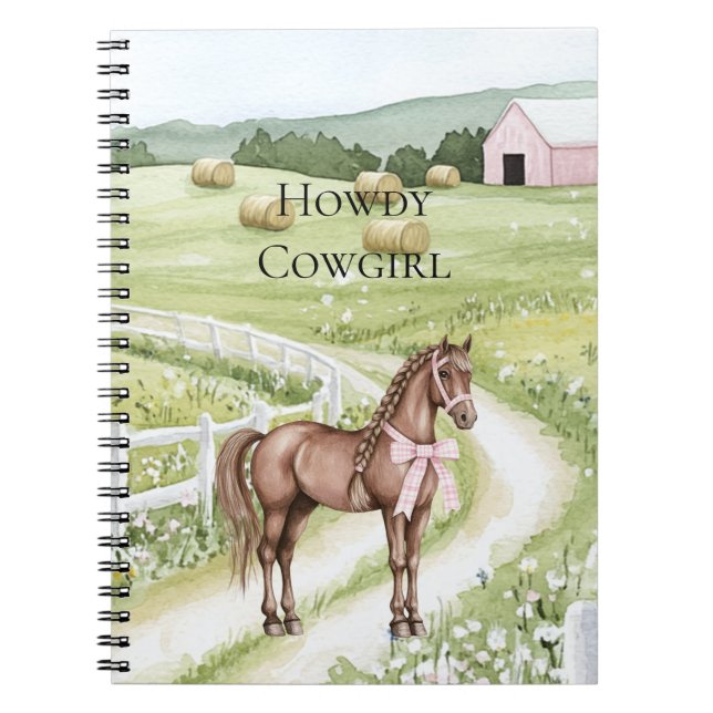 Carnet Country Road Horse (Devant)