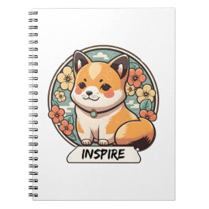 Carnet Coupe Cute Shiba Inu