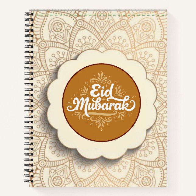 Carnet Couper Eid Moubarak (Devant)