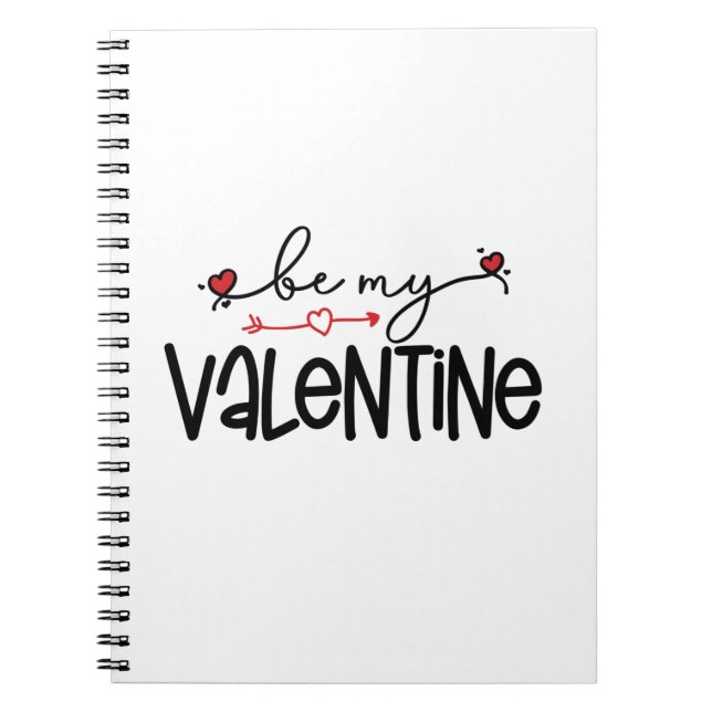 Carnet Couple Cadeau Be My Valentine (Devant)
