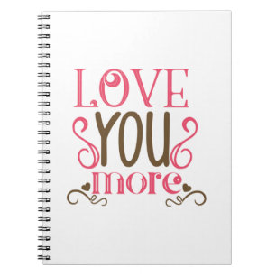 Carnet Couple Gift Love You More