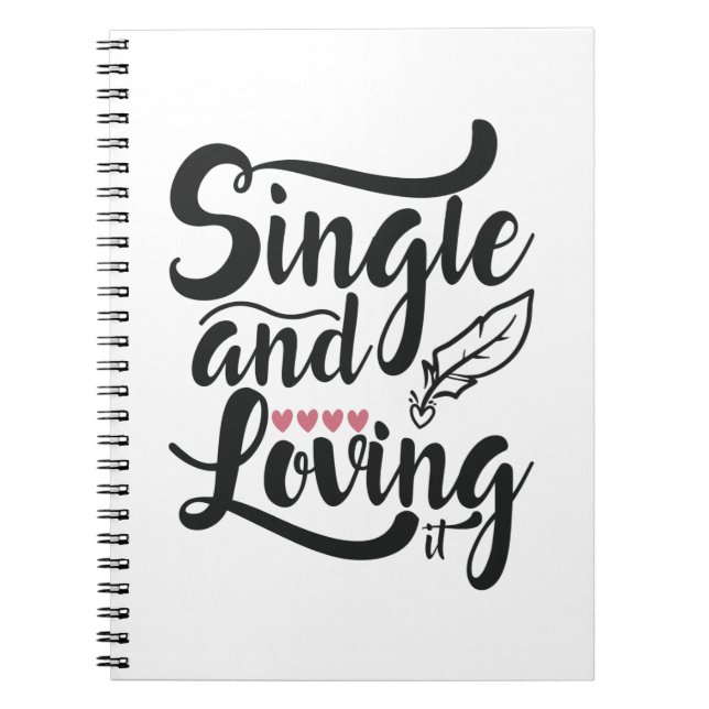 Carnet Couple Gift Single And Loving (Devant)