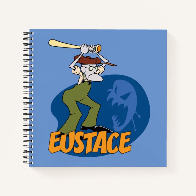Carnet Courage du chien lâché | Eustace Graphic (Devant)
