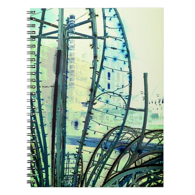 Carnet Courbes bleues (Devant)