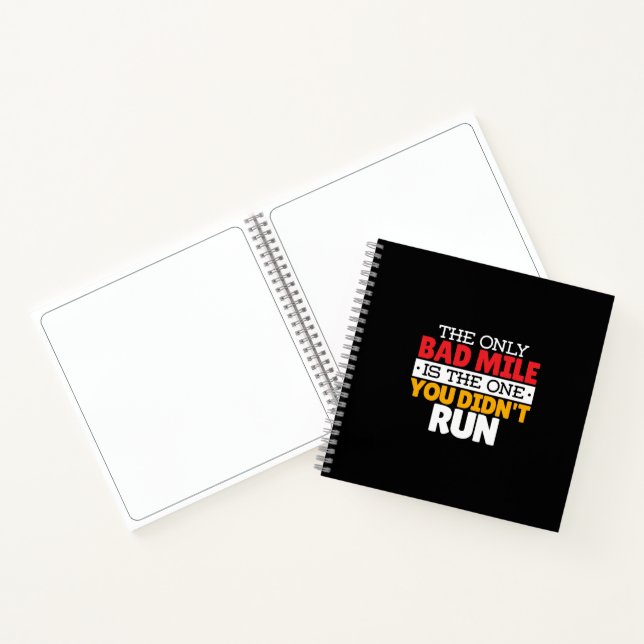 Carnet Coureur - Drôle Mille Mille À Courir Citation (Intérieur)