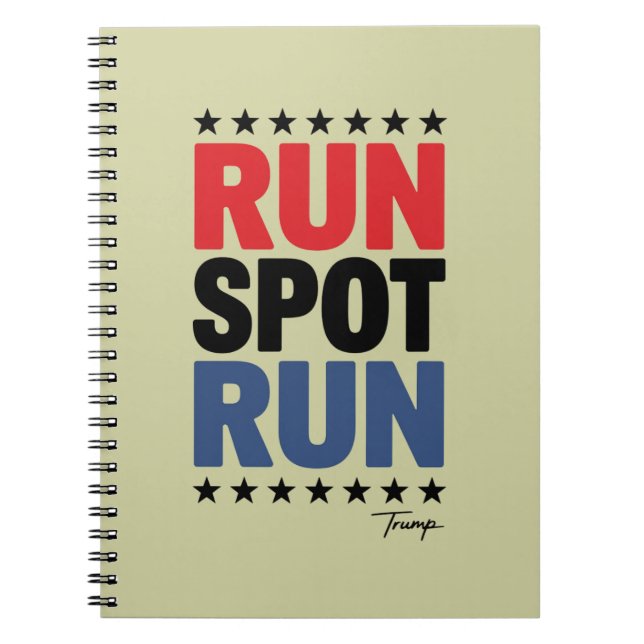 Carnet Courir Spot Courir Trump 2024 (Devant)