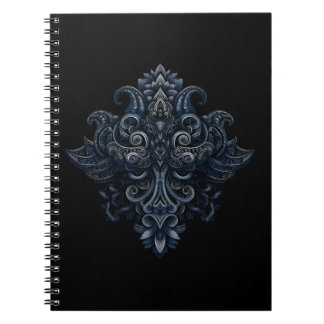 Carnet Couronne de filigrane de minuit