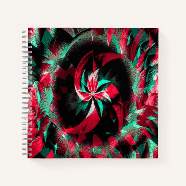 Carnet Couronne de Yule tournante.... (Devant)