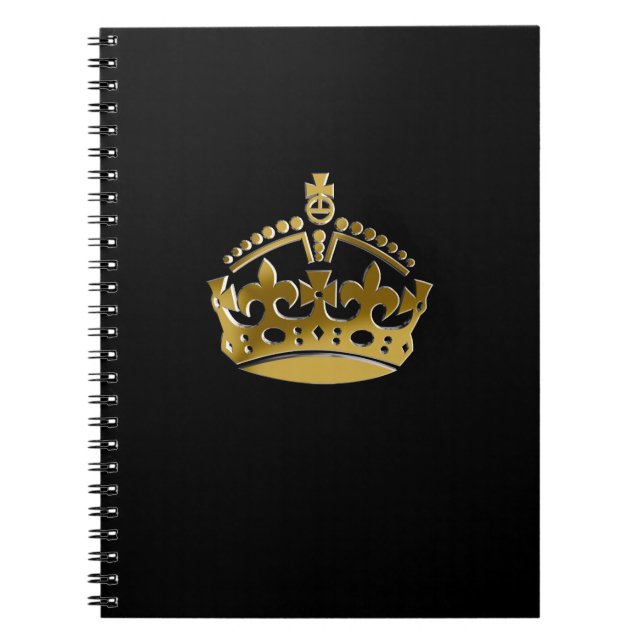 Carnet Couronne dorée (Devant)
