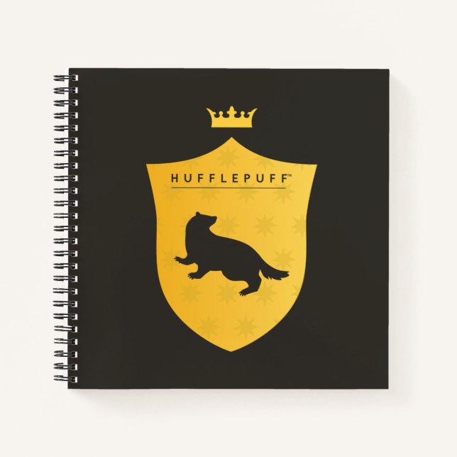Carnet Couronne du blason HUFFLEPUFF™ en or (Devant)