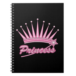 Carnet Couronne rose princesse