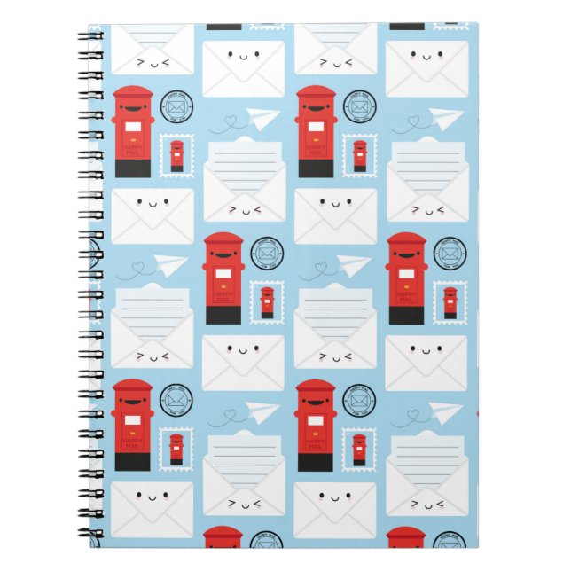 Carnet Courrier heureux - Kawaii Post (Devant)