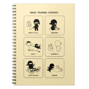 Carnet Cours de formation Ninja, Couleur personnalisée