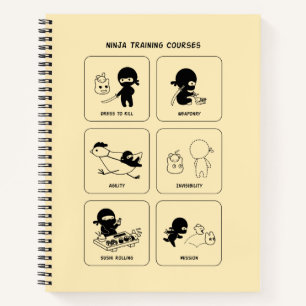 Carnet Cours de formation Ninja, Couleur personnalisée