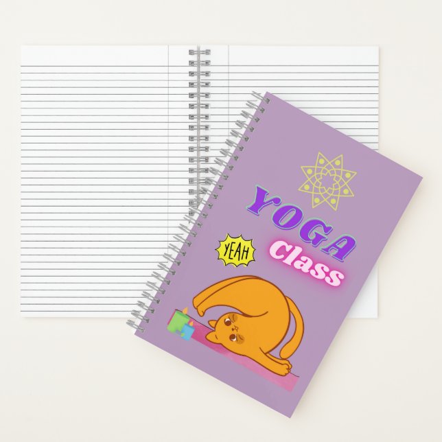 Carnet cours de yoga (À l'intérieur)