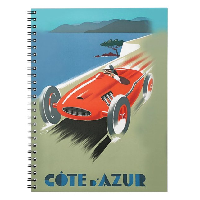 Carnet Course automatique vintage (Devant)