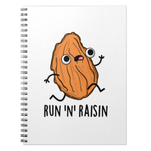 Carnet Course de raisin drôle de jeu de mots sur la nourr
